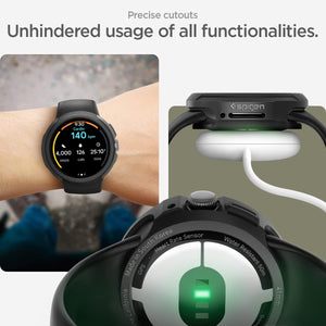 Spigen Pixel Watch 3 2 1 41mm Liquid Air case - Matte Black - image 7