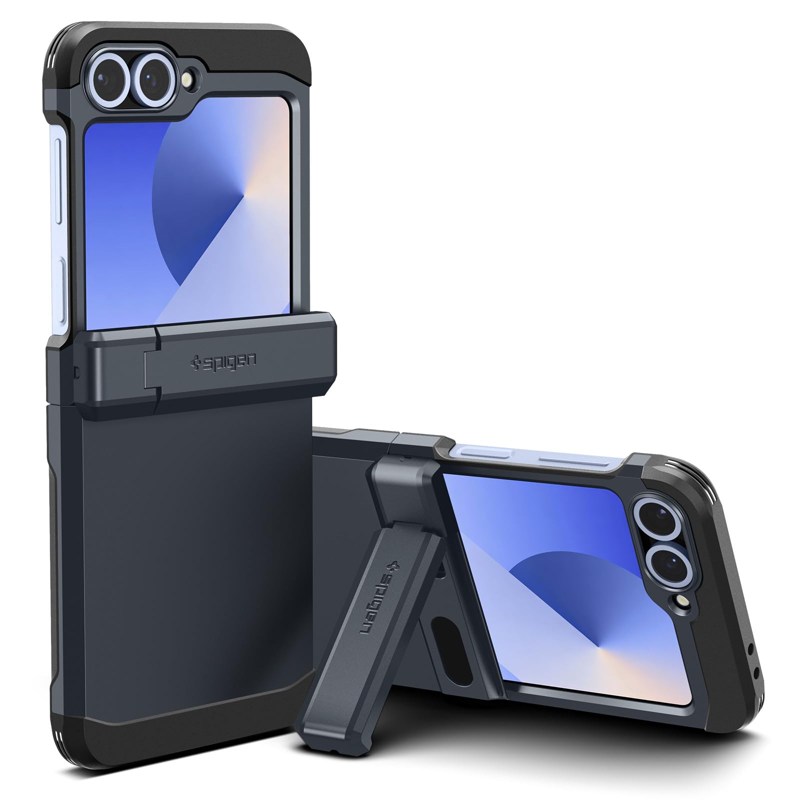 Spigen Galaxy Z Flip 7 FE / Z Flip 6 Case - Tough Armor Pro - Metal Slate image 1