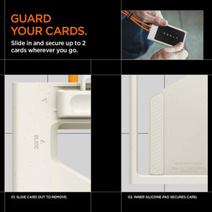 Spigen MagSlide 2-card ID badge holder - Dune Beige - image 4