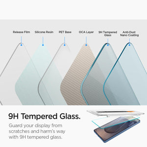 Spigen Galaxy S25 Ultra Screen Protector - Glas.tR EZ Fit Tempered Glass (2 Pack) - Clear - image 4
