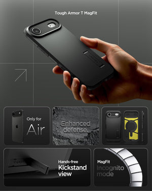 Spigen iPhone Air Case Tough Armor T MagFit - Black - image 3