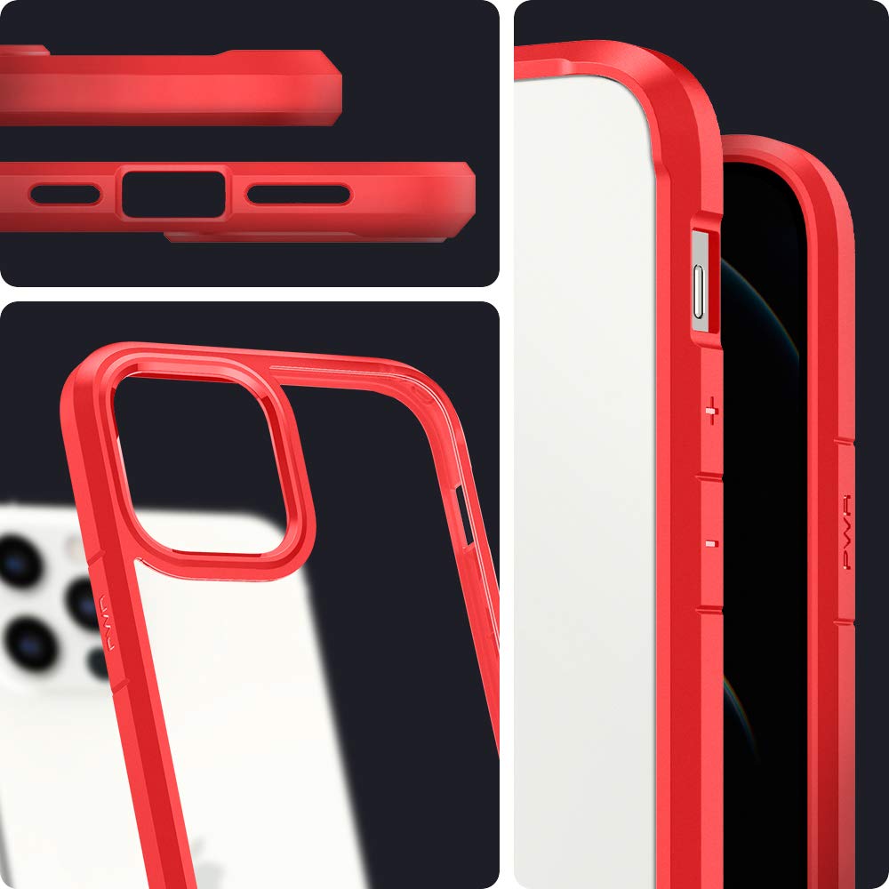 Spigen iPhone 12 Pro Max Case – Ultra Hybrid - Red - image 3