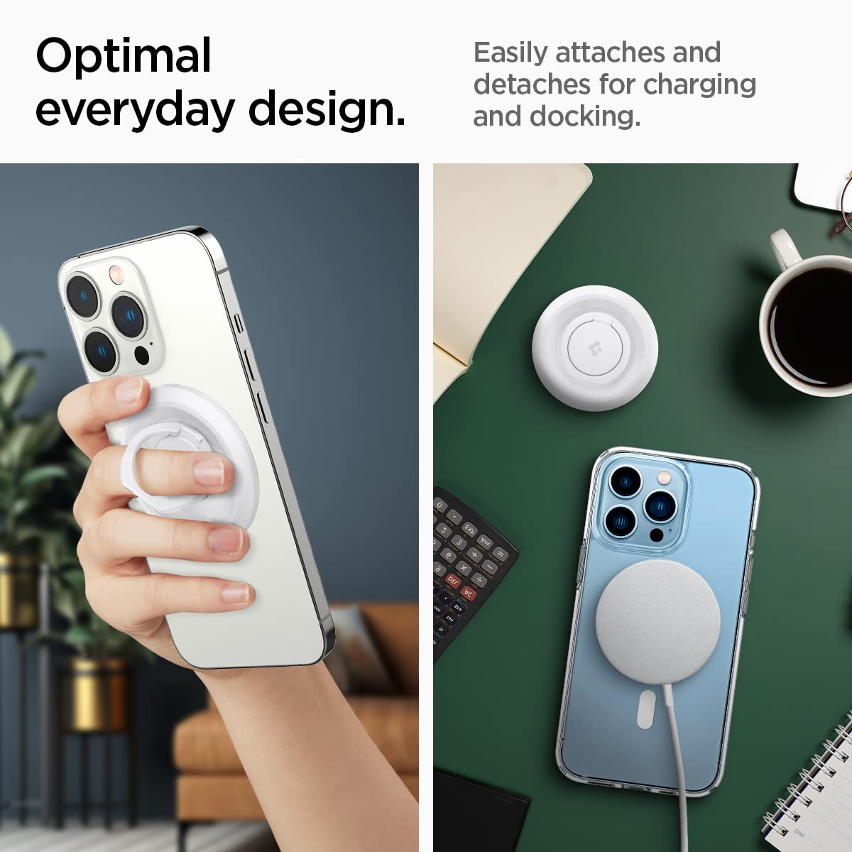 Spigen O-Mag MagFit Phone Grip - White - image 6