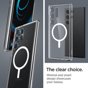 Spigen Galaxy S24 Ultra Case – Ultra Hybrid Metal Ring (MagFit) - Galaxy S24 Ultra - White - image 4