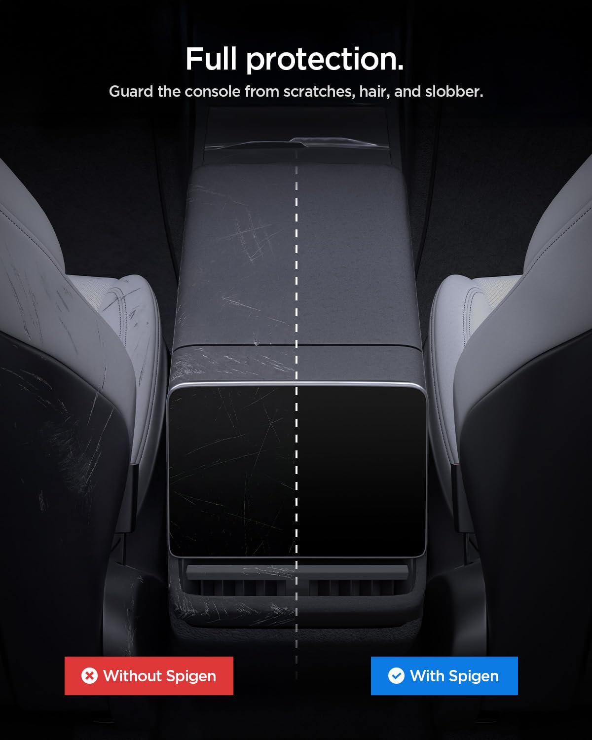 Spigen Pet Backseat Barrier for Cars and Compact SUVs - Black - image 5