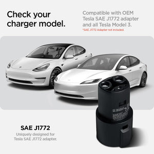 Spigen Tesla Model 3 J1772 Adapter Door Dock - Black - image 2