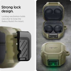Spigen Galaxy Buds Core Case - Lock Fit - Vintage Khaki - image 5