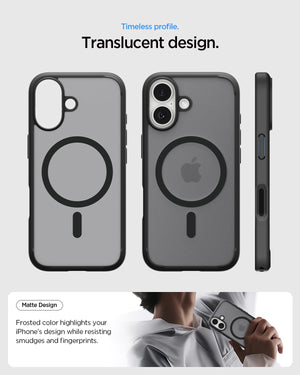 Spigen iPhone 17 Case - Ultra Hybrid (MagFit) - Frost Black