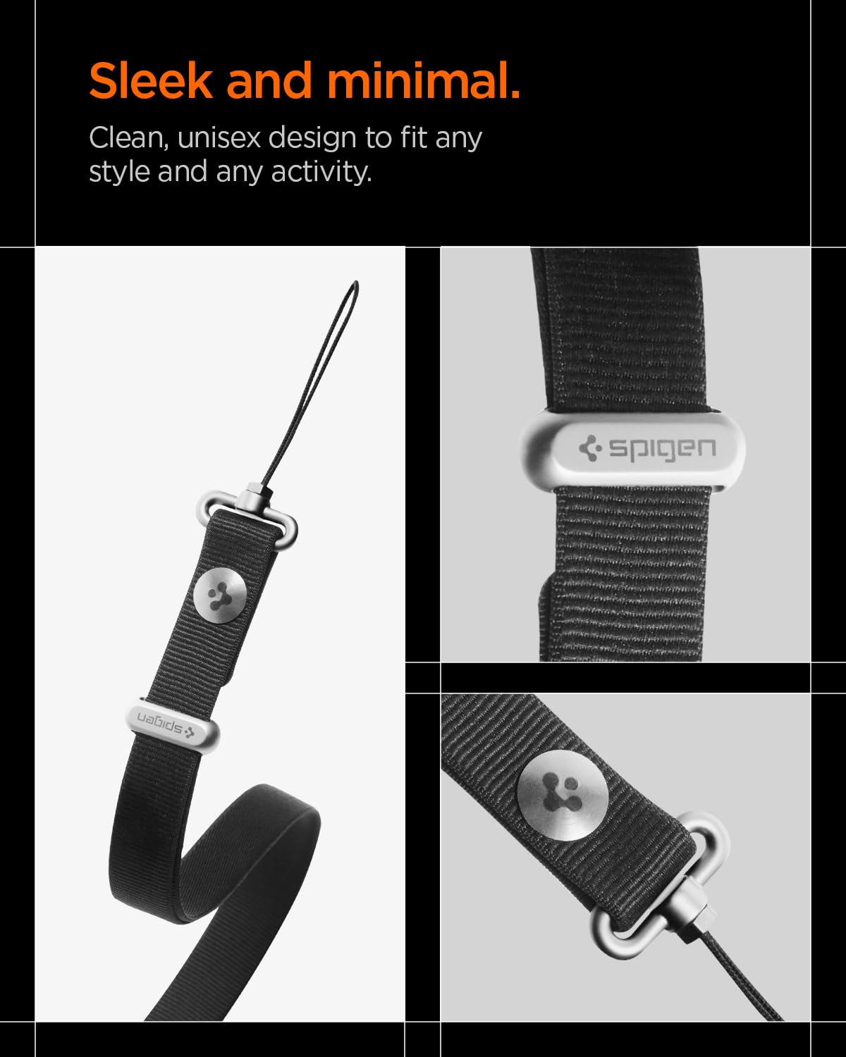 Spigen DA30L Adjustable Crossbody Phone Strap Lanyard - Black - image 5