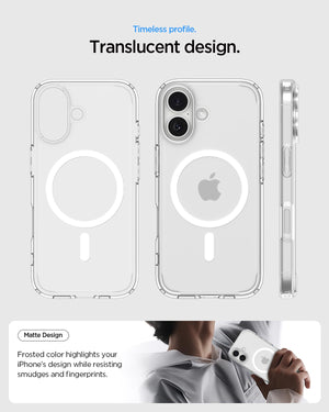 Spigen iPhone 17 Case - Ultra Hybrid (MagFit) - Frost White