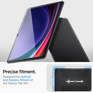 Spigen Galaxy Tab S10 Plus / S9 Plus Screen Protector - Glas.tR EZ Fit Tempered Glass - Clear - image 7