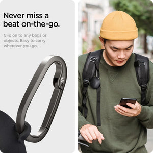 Spigen Galaxy Buds FE Case - Geo Fit - Graphite Gray - image 4