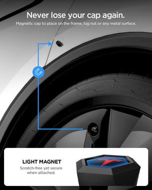 Spigen Magnetic Car Tire Valve Caps – VS100 4-Pack - Red - image 2