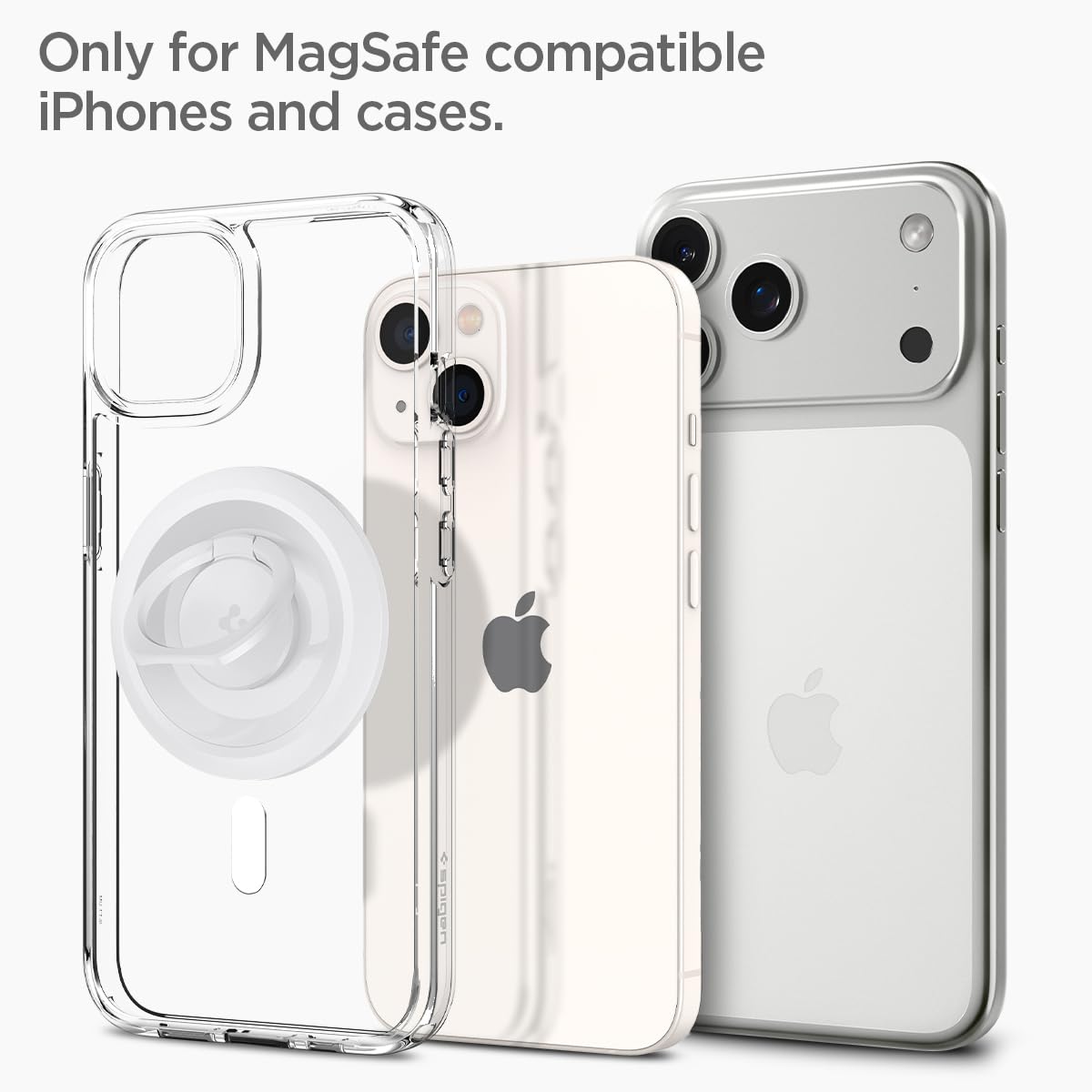 Spigen O-Mag MagFit Phone Grip - White - image 2