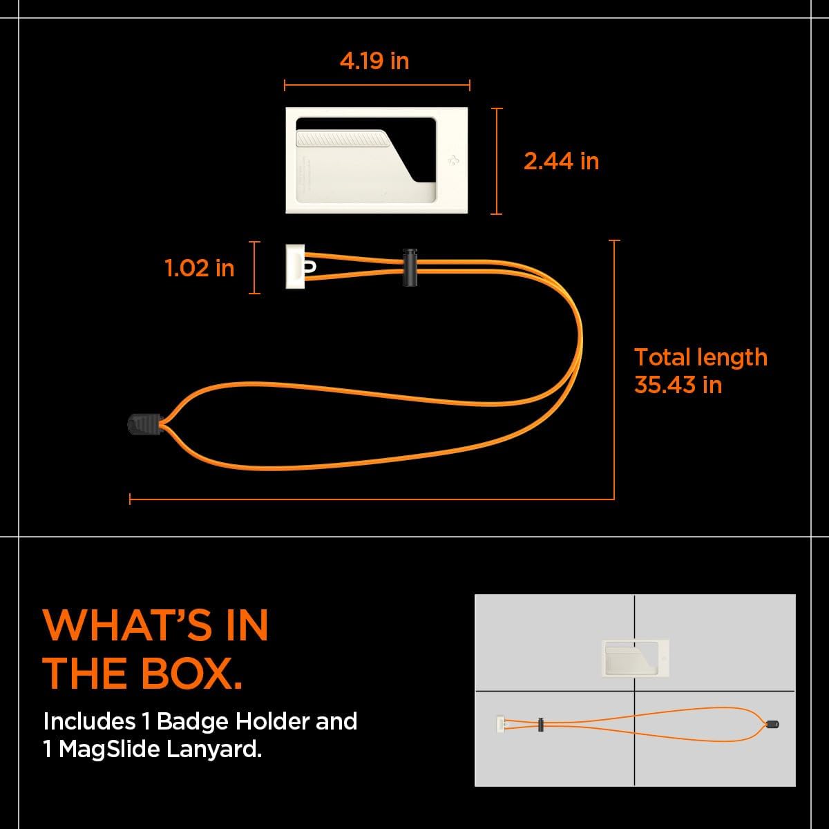Spigen MagSlide 2-card ID badge holder - Dune Beige - image 7