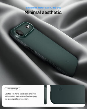 Spigen iPhone Air Case – Thin Fit (MagFit) - Abyss Green