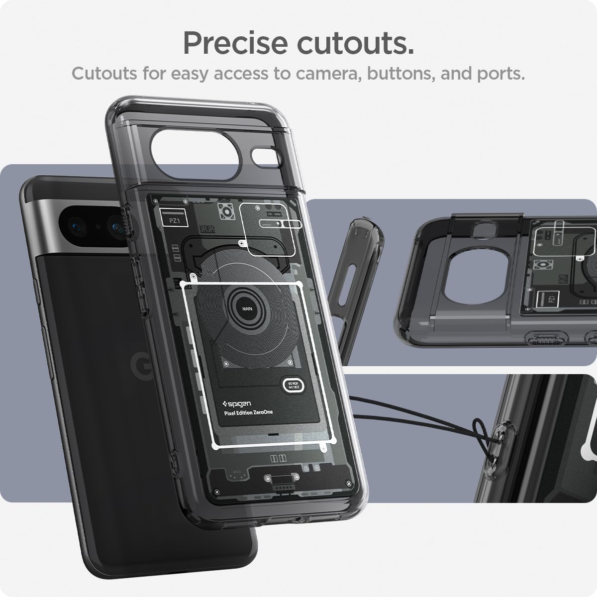 Spigen Ultra Hybrid MagFit Google Pixel 8 Phone Case - Zero One - image 5