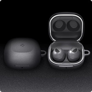 Spigen Galaxy Buds 2 Case - Geo Fit - Graphite Gray - image 2