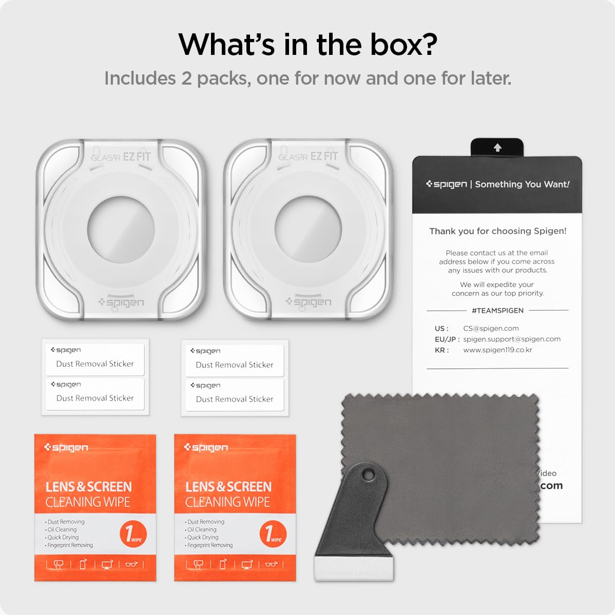 Spigen Galaxy Watch 6 Classic 47mm Screen Protector - Glas.tR EZ Fit (2 Pack) - Clear - image 7
