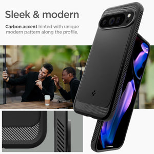 Spigen Rugged Armor Google Pixel 9 Pro XL Phone Case - Matte Black - image 3