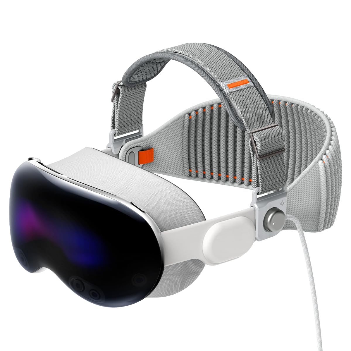 Spigen Apple Vision Pro head strap DR210 - Charcoal Gray - image 1