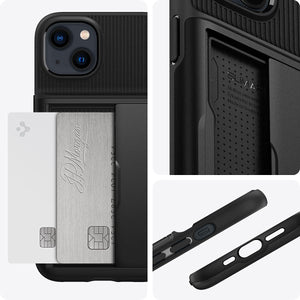 Spigen iPhone 13 Case Slim Armor CS - Black - image 7