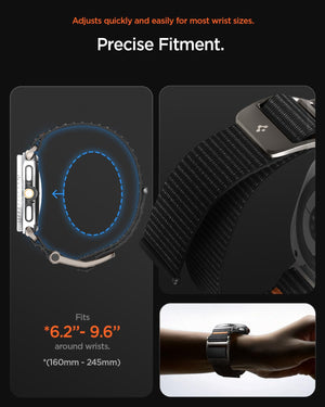 Spigen Galaxy Watch 9 Band - DuraPro Flex - Black DuraPro Flex - image 4