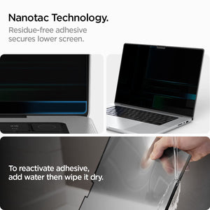 Spigen MacBook Pro 14-inch SafeView privacy screen - Transparency - image 5