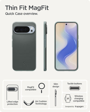 Spigen Pixel 10 Pro XL Thin Fit MagFit case - Sage Green - image 3