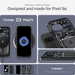 Spigen Ultra Hybrid MagFit Google Pixel 9a Phone Case - Zero One - image 7