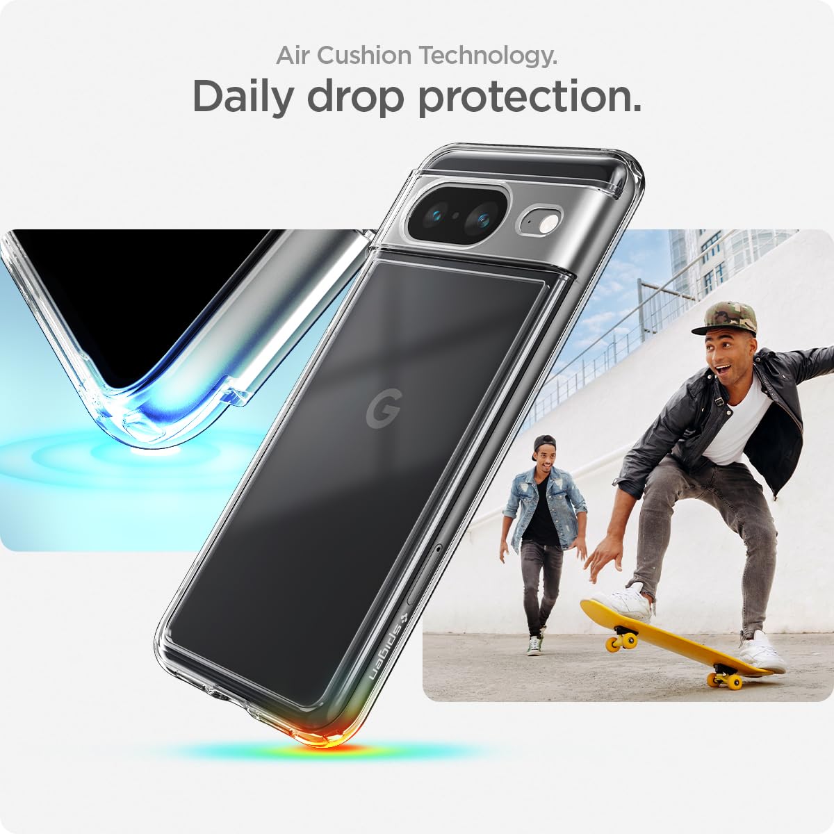 Spigen Ultra Hybrid Google Pixel 8 Phone Case - Crystal Clear - image 6