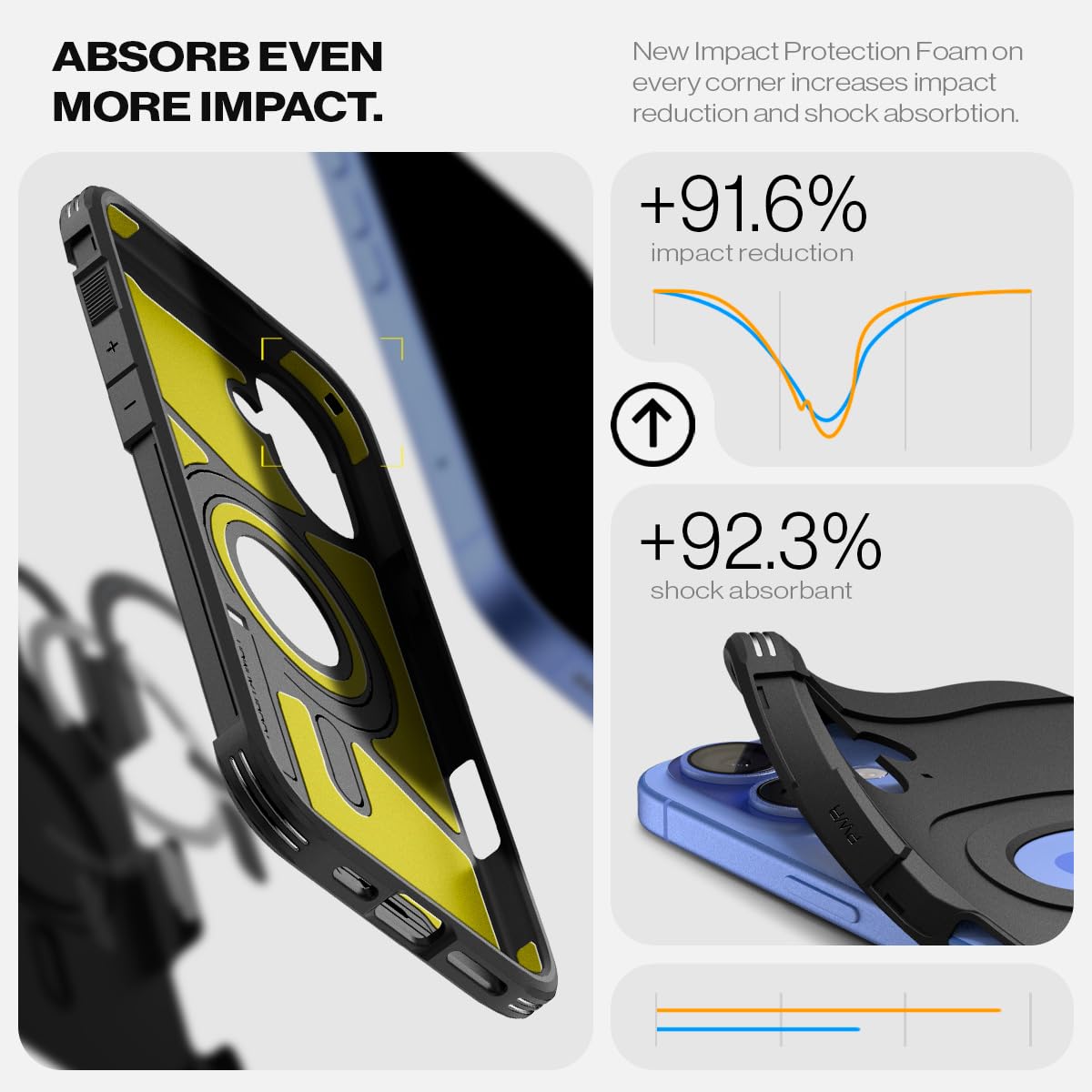 Spigen iPhone 16 Case Tough Armor MagFit - Black - image 5