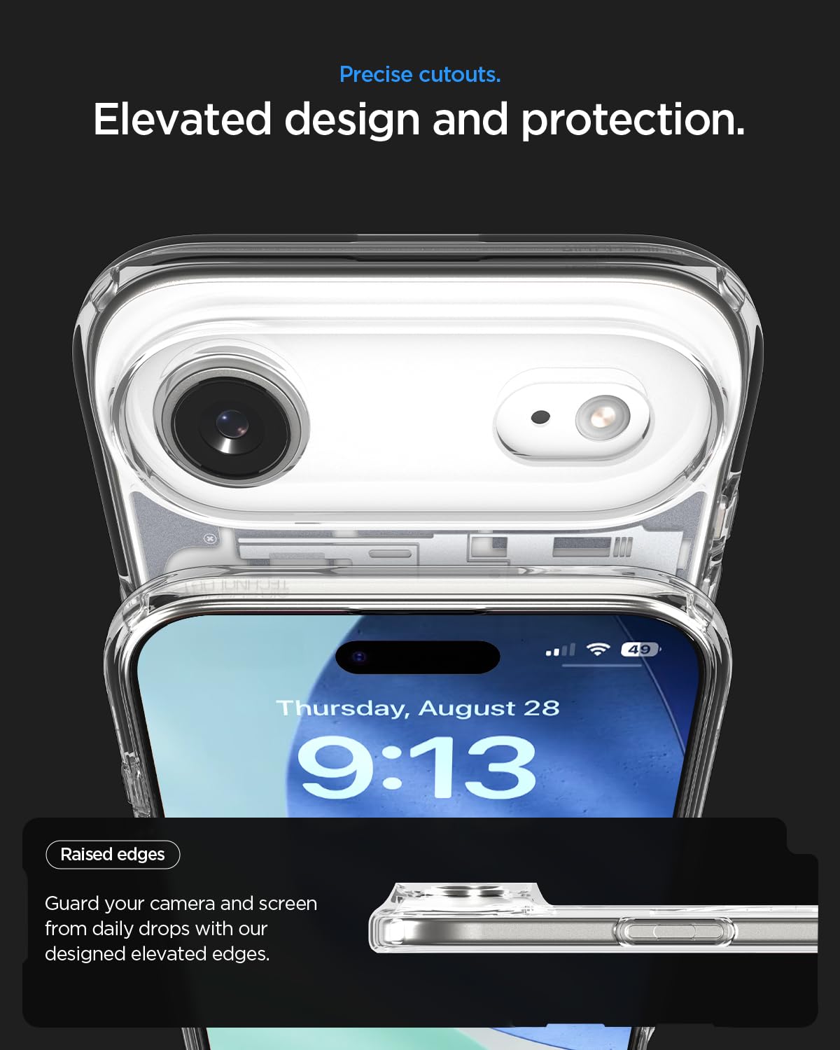 Spigen iPhone Air Case – Ultra Hybrid Zero One (MagFit) - Zero One White