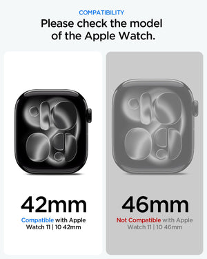Spigen Thin Fit 360 Apple Watch Series 11/10 42mm Waterproof Case - Black - image 2