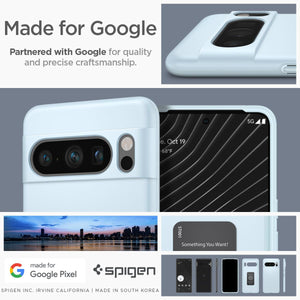 Spigen Thin Fit Google Pixel 8 Pro Phone Case - Mute Blue - image 7