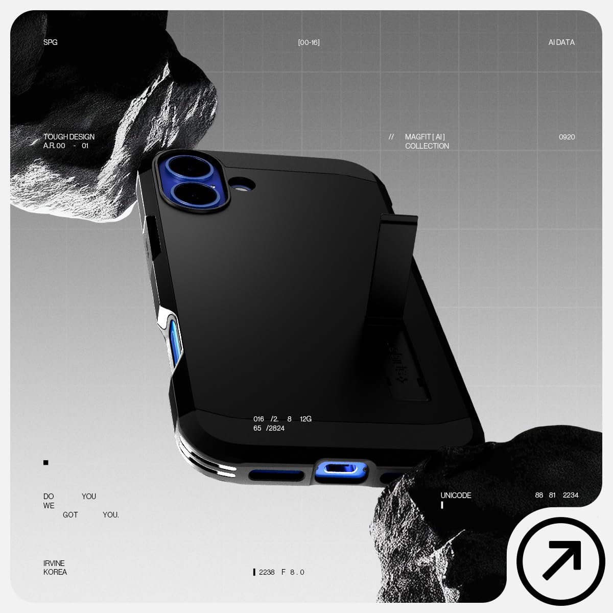 Spigen iPhone 16 Case Tough Armor MagFit - Black - image 3