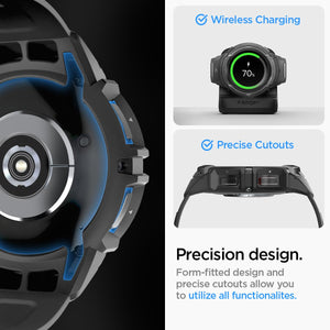 Spigen Galaxy Watch 6 Classic 43mm Case + Band - Rugged Armor Pro – Black – detail image 6