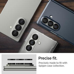 Spigen Galaxy Z Fold 7 Lens Protector - Glas.tR EZ Fit Optik Pro (2 Pack) - Black - image 6