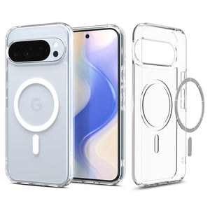 Spigen Pixel 10 Pro / Pixel 10 Case – Ultra Hybrid (MagFit) - Clear White - image 1