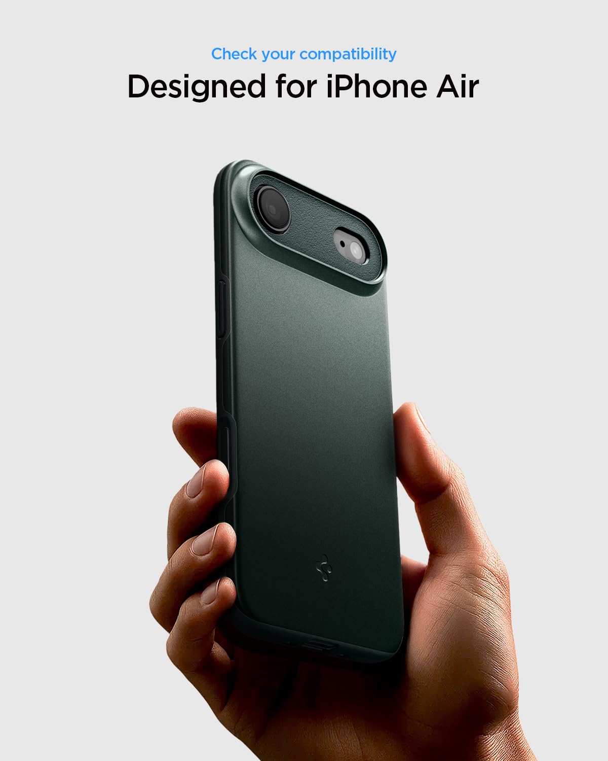 Spigen iPhone Air Case – Thin Fit (MagFit) - Abyss Green