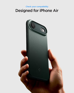 Spigen iPhone Air Case – Thin Fit (MagFit) - Abyss Green