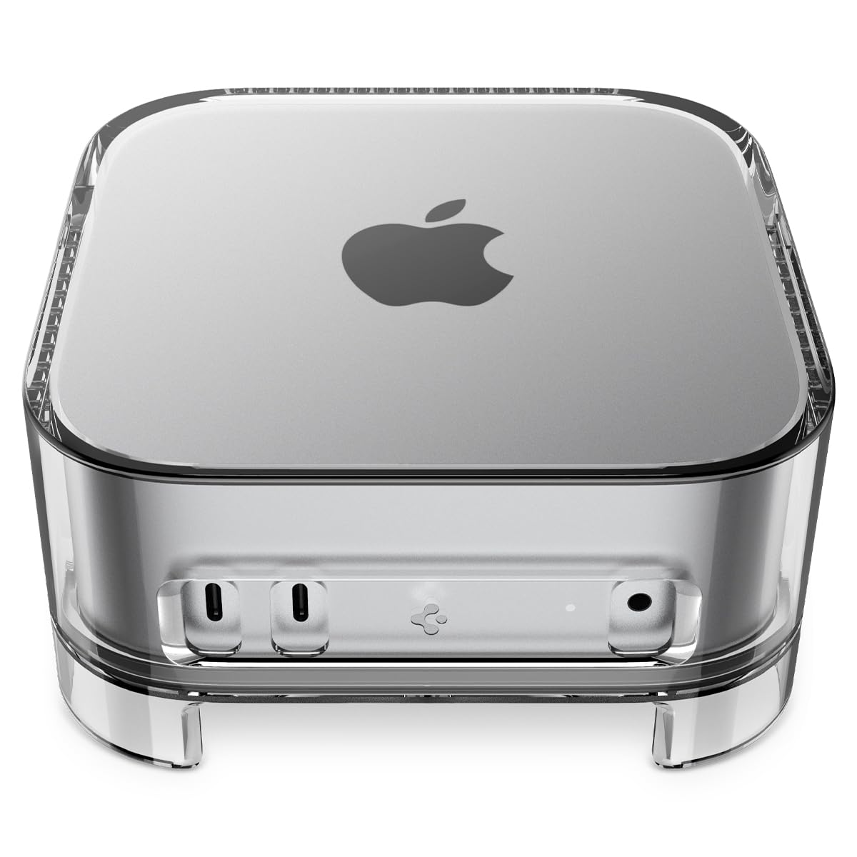 Spigen Ultra Hybrid Filter Case Stand for Mac mini M4 and M4 Pro - Crystal Clear - image 1