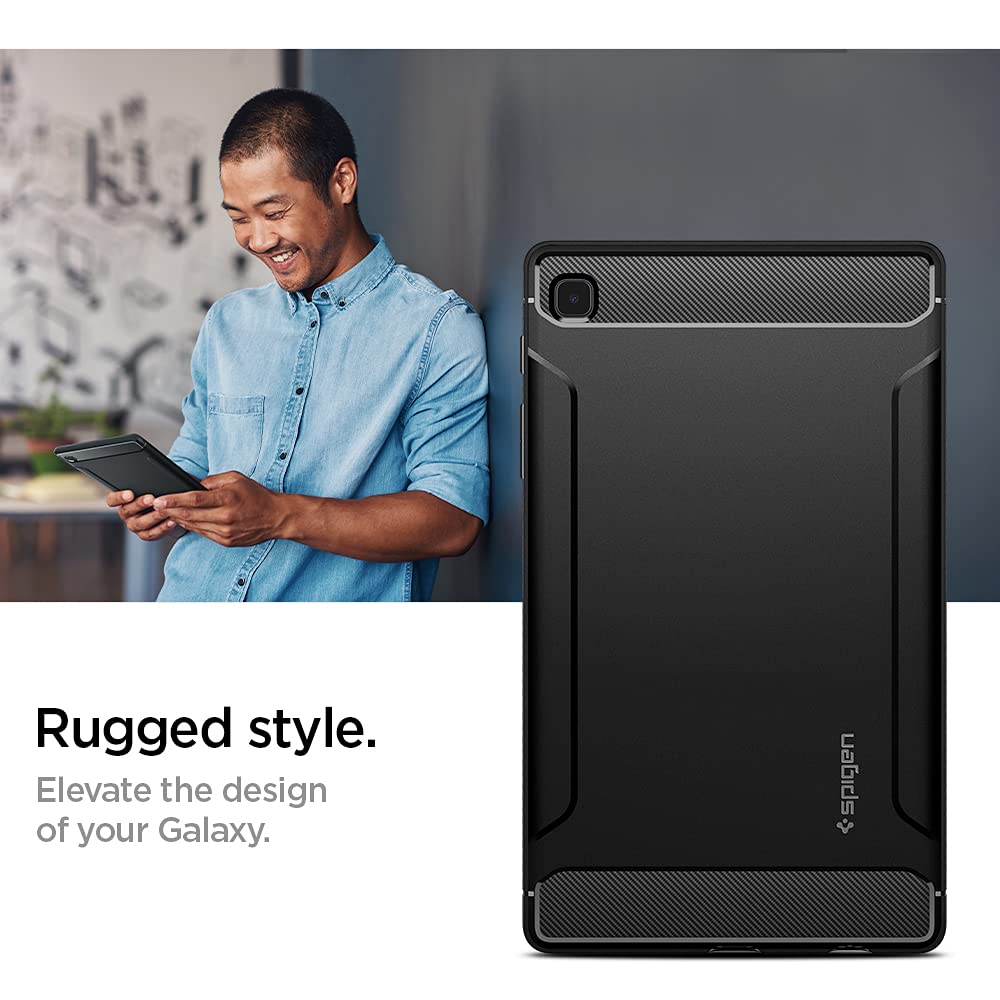 Spigen Galaxy Tab A7 Lite (2021) Case - Rugged Armor - Matte Black - image 4