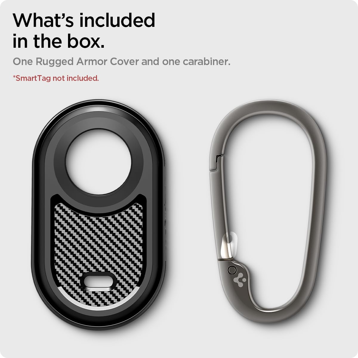 Spigen Galaxy SmartTag2 Case - Rugged Armor - Matte Black image 6