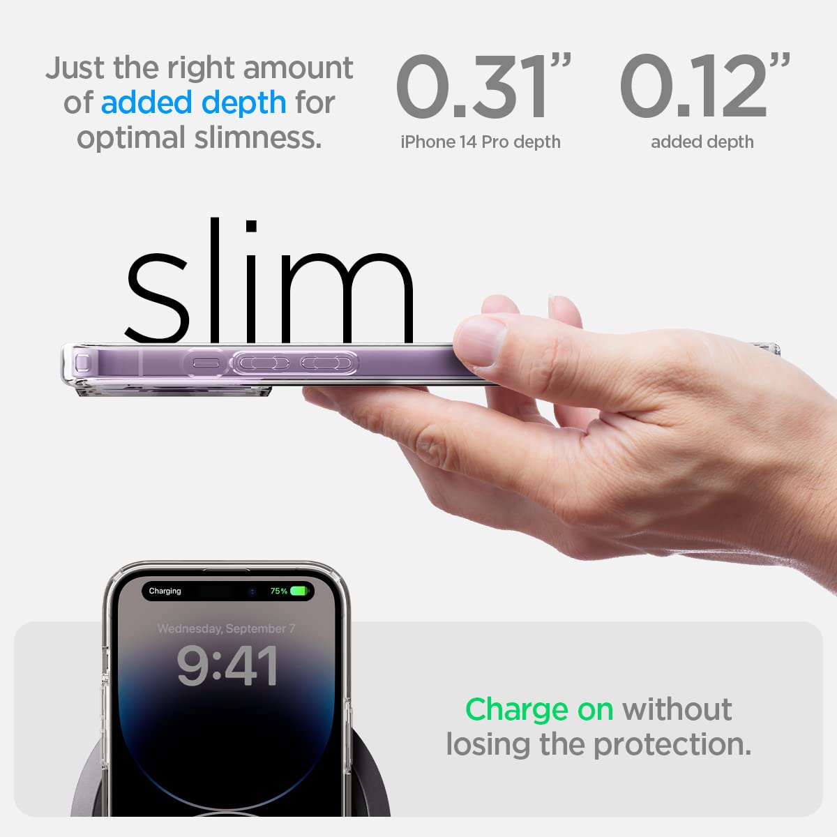 Spigen iPhone 14 Pro Case Ultra Hybrid MagFit - iPhone 14 Pro - White - image 6