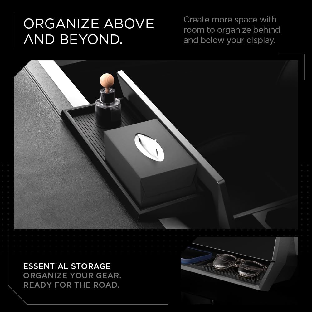 Spigen Tesla Cybertruck Under-Screen Storage Organizer - Black - image 3