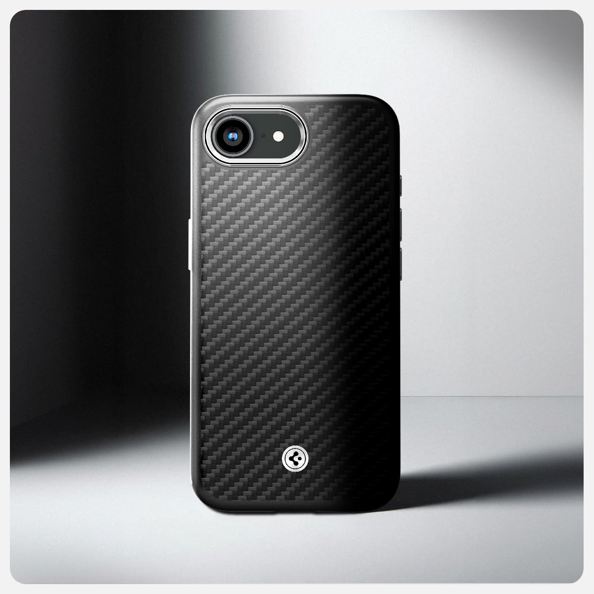 Spigen iPhone 17e / 16e Case Enzo Aramid MagFit - Matte Black - image 3