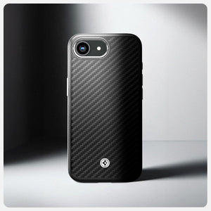 Spigen iPhone 17e / 16e Case Enzo Aramid MagFit - Matte Black - image 3