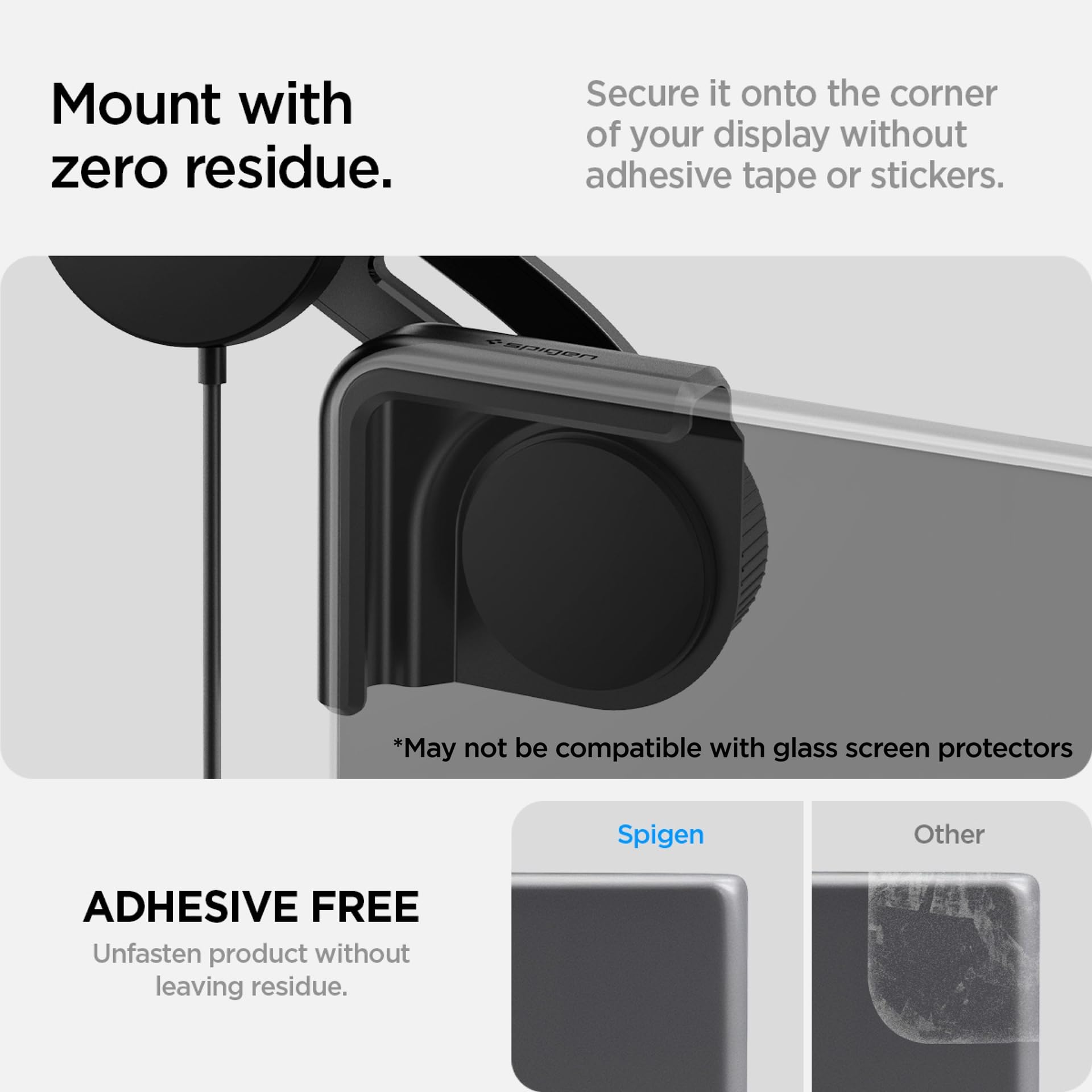 Spigen TapLock Tesla Screen Qi2 15W Wireless Charger Mount - Black - image 5