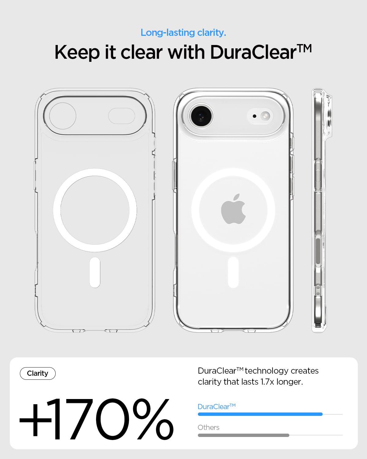 Spigen iPhone Air Case Ultra Hybrid MagFit - Clear White - image 4